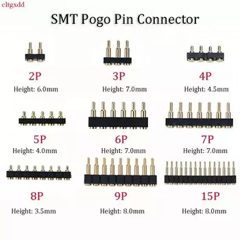 Cltgxdd SMT Pogo pin разъем для зарядки 2.54