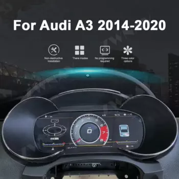 Cluster цифровая панель приборной панели для Audi A3 2014 2015 2016 2017-2020, ЖК-дисплей, спидометр в кабине, модификация обновления