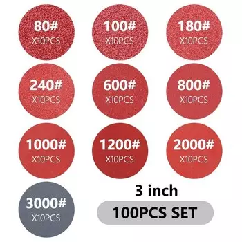 CMCP 3 дюйма 75 мм фотодиск для металла Авто дерево автомобильные диски для восстановления шлифовки полировки набор