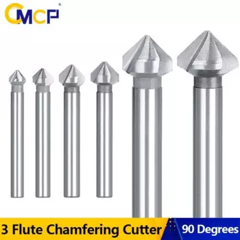CMCP 90 градусов снятие фаски Резак 4,5-50 мм сверло для зенковки 3 канавки высокоскоростной стальной Древесины Металла сверлильный инструмент