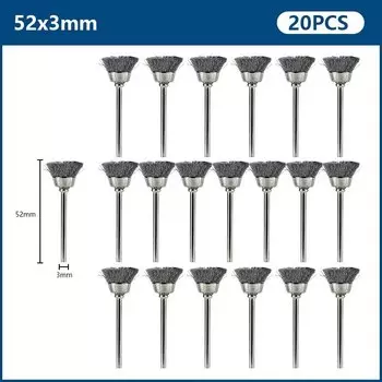 CMCP набор проволочных щеток из нержавеющей стали для Dremel