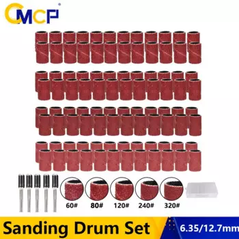 Набор шлифовальных барабанов CMCP 60/80/100/120/180 grit для Dremel