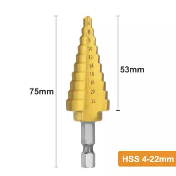 CMCP ступенчатое коническое сверло 4-22 6-35 мм