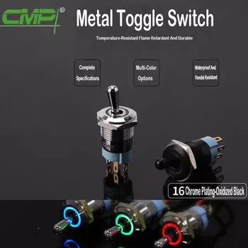 CMP металлический водонепроницаемый выключатель MZ016N/F2JZ