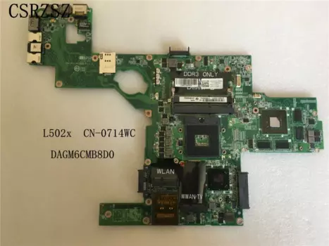 CN-0714WC 0714WC 714WC DAGM6CMB8D0 материнская плата для ноутбука Dell xps L502X материнская плата для ноутбука ПК полностью протестирована ОК