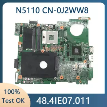 CN-0J2WW8 0J2WW8 J2WW8 Материнская плата для ноутбука DELL Inspiron 15R N5110 GT525M 1 ГБ HM67 Материнская плата 48.4IE07.011 Материнская плата DDR3