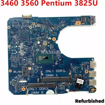 CN-0TJ0DH 0TJ0DH TJ0DH для Dell Latitude 3460 3560, материнская плата для ноутбука 85GK8 14290-2 с Pentium 3825U, 100% рабочая