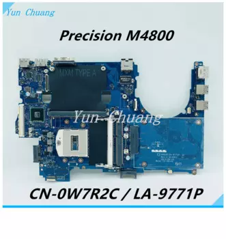 CN-0W7R2C 0W7R2C для Dell Precision M4800 материнская плата для ноутбука HM87 PGA947 DDR3L Высокое качество 100% полностью протестирована