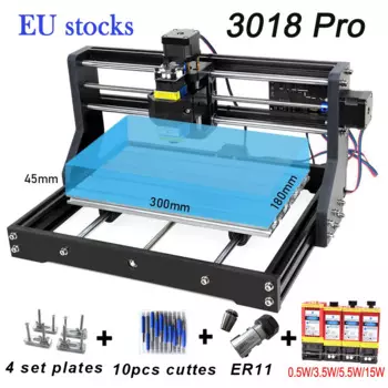 CNC 3018 pro ER11 DIY CNC гравировальный станок печатная плата фрезерный станок деревообрабатывающий станок лазерная гравировка управление GRBL завод с ЧПУ