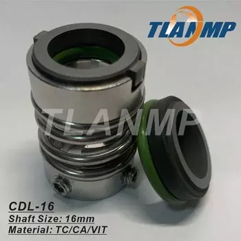 CNP-CDL16 , CDL-16 / WBF14 , YFT-16 (CH-16) Механические уплотнения TLANMP для вала размера 16 мм CNP-CDL , CDLK / F-8 / 12 / 16 / 20 Насосы