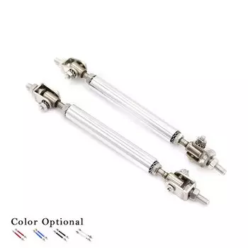 CNSPEED ! Универсальный регулируемый передний бампер 75 мм, стержень для разветвителя губ, стойка, поддержка рулевой планки YC 100400