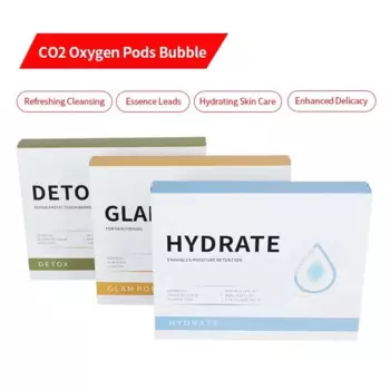 CO2 кислородная восстанавливающая пузырьковая Сыворотка для лица Pod Glam Detox Увлажняющая сыворотка гель Наборы расходных материалов набор для ухода за кожей лица