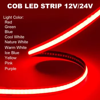Aurboos COB светодиодная лента 12/24В 320leds/м
