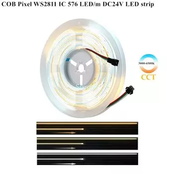 Stareyes COB SPI Светодиодная лента теплый белый 5 м 24 В