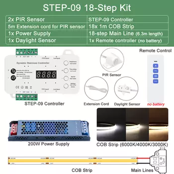 COB STRIP Датчик движения для лестниц 24В