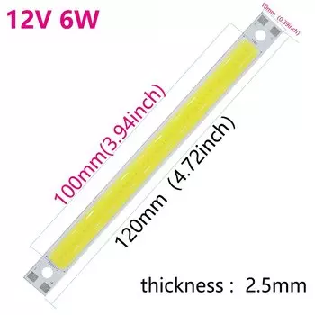 COB светодиодная лента BING&SEN белая 12В 6Вт