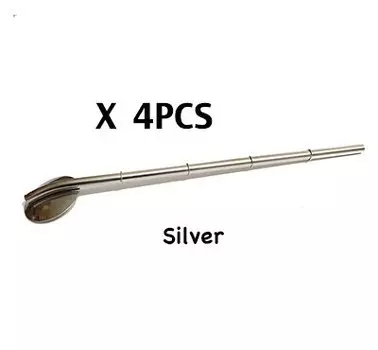 Cocktailgeek Трубочки-ложки из нержавеющей стали 4 шт.