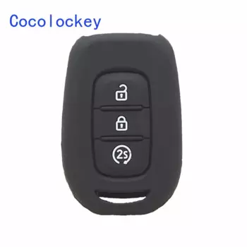 Cocolockey силиконовый чехол для автомобильного ключа, чехол для Renault Duster, 3 кнопки дистанционного управления, протектор ключа, автозапчасти, автомобильные аксессуары