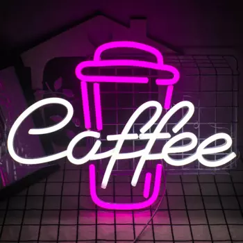 Неоновая вывеска Coffee ineonlife