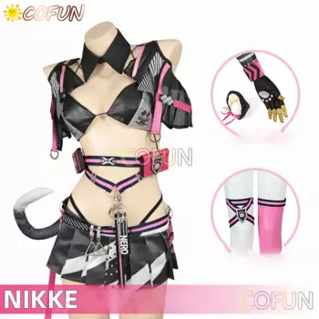 COFUN игра богиня победы NIKKE косплей костюмы сексуальный женский топ юбка костюм Униформа Хэллоуин вечеринка наряд