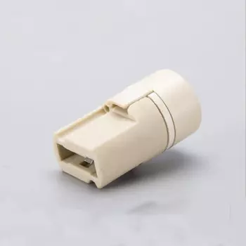 Цоколь лампы G9 с пластиковой задней крышкой M10 внутренние зубья вставка с двумя отверстиями Тип g9 керамический патрон 200 шт.