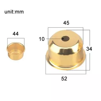 Цоколи для ламп GY черно-белый бронзовый