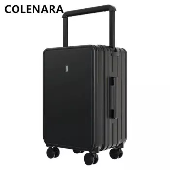 COLENARA 20 "22" 24 "26 дюймов новый чемодан на колесиках большой вместимости для мальчиков бизнес-интернат с колесиками чемодан на колесиках