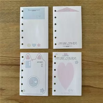 Coliky блокнот A7 6 отверстий цветной