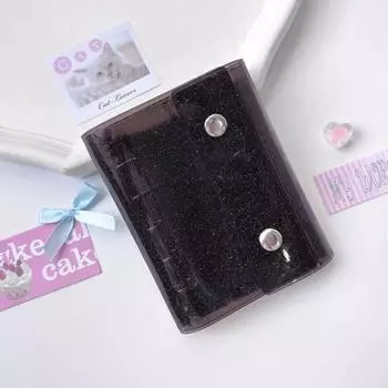 Coliky прозрачный обложка для блокнота черно-розовый