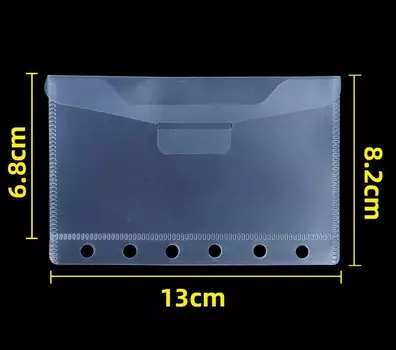 Coliky водонепроницаемая сумка для хранения A6 A7 A8 блокнотов