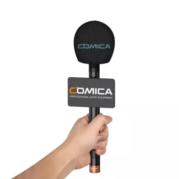 Comica HR-WM микрофон из сплава ручка с ветровым стеклом для беспроводного микрофона Lavalier, портативный адаптер для интервью, отчет