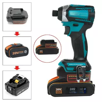 Преобразователь аккумуляторов Worx 20В к Makita 18В