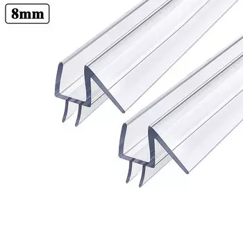 COOSTEE прозрачный ПВХ уплотнитель для душа 2 шт 50 м