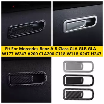Ручка переключателя перчаточного ящика Copilot, накладка для Mercedes Benz A B Class CLA GLB GLA W177 W247 A200 CLA200 C118 W118 X247 H247