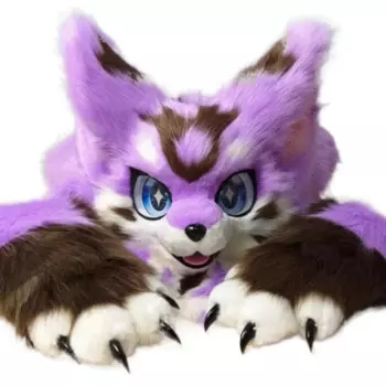 Cos пушистый Костюм кигуруми, пушистый Косплей-костюм, база в виде лапы, меховое животное, кошка, кукла, змейка, костюм для косплея, подарок