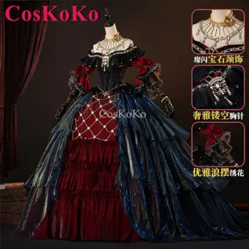 CosKoKo Mary косплей игра Личность V костюм кровавая Королева новая кожа элегантное официальное платье Хэллоуин