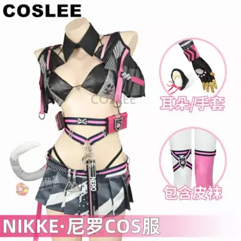 COSLEE Niro NIKKE Dorothy Костюм Богини победы Косплей Костюм милое женское платье кошки Униформа костюм для вечеринки Новинка