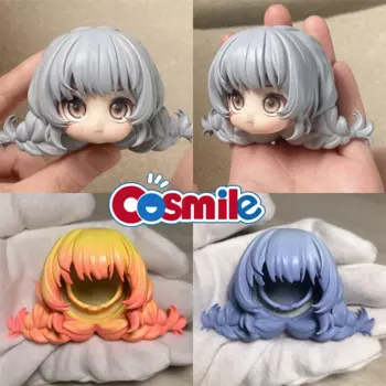 Cosmile Лолита девушка Плетеный Синий желтый парик для OB11 OB22 1/12 дюймов искусственный Аниме Косплей Реквизит Милая C