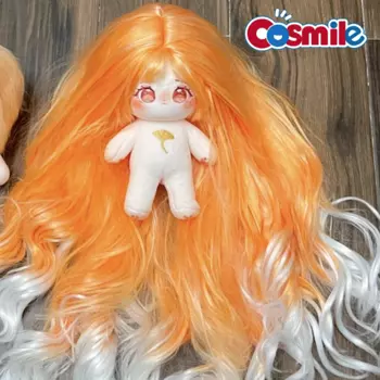 Cosmile оригинальная Лолита Оранжевый Мягкий Шелковый парик девушка плюшевая 20 см кукла Скелет тело игрушка игра косплей аниме милая C W