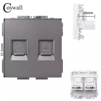 Coswall C1 E20 X2 L1 S08 Универсальная розетка