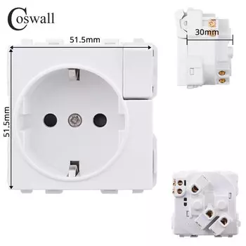 Coswall C1 E20 X2 L1 S08 универсальная розетка