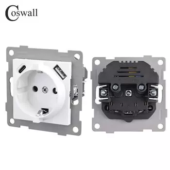 COSWALL CS-H-W-11-new белый пластиковый панельный модуль