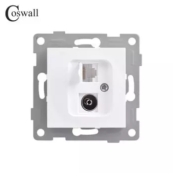 COSWALL H Серии Розетка для ТВ