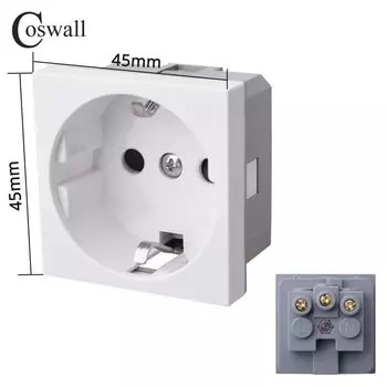 Coswall Настенная розетка EU