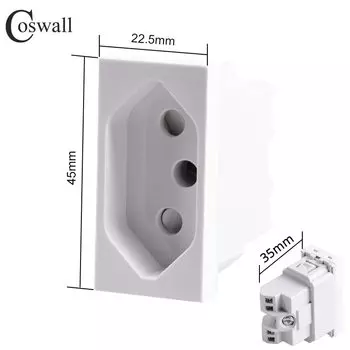 Coswall панель для ПК с розеткой для ЕС, Бразилии, Израиля, Италии + Wi-Fi