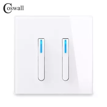 Coswall переключатель 1/2/3/4 клавиш белый