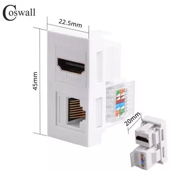 Coswall Умная розетка с панелью из стекла