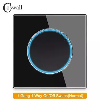 COSWALL выключатель света черный