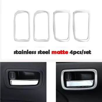 Cotochsun 4 шт. Стайлинг автомобиля нержавеющая сталь внутренняя дверная ручка украшение рамка наклейка чехол для MITSUBISHI Outlander 2013-2019