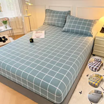 Хлопковая простыня DREAM KARIN для двуспальной кровати